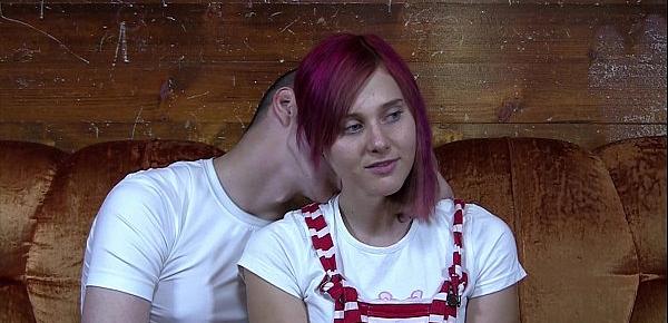  Casual Teen Sex - Quickie with redhead Margo in nylons teen-porn